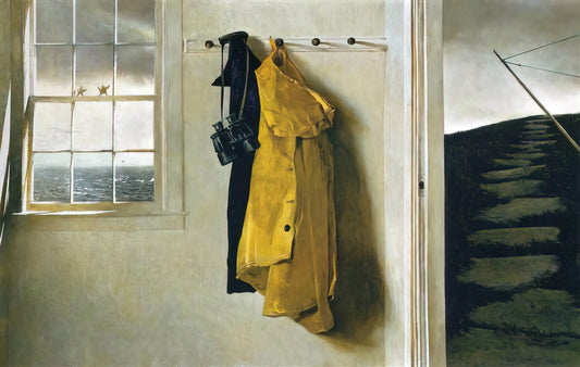 Carolyn Wyeth Art: The Overlooked Realist Who Captured Pennsylvania's Soul - SQUALL by Andrew Wyeth