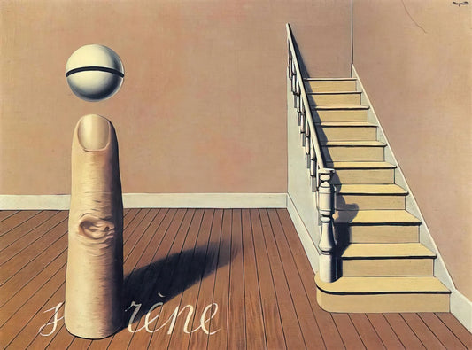 Carte Blanche: The Enduring Mystery and Influence of René Magritte - FORBIDDEN LITERATURE THE USE OF THE WORD 1936 by Rene Magritte