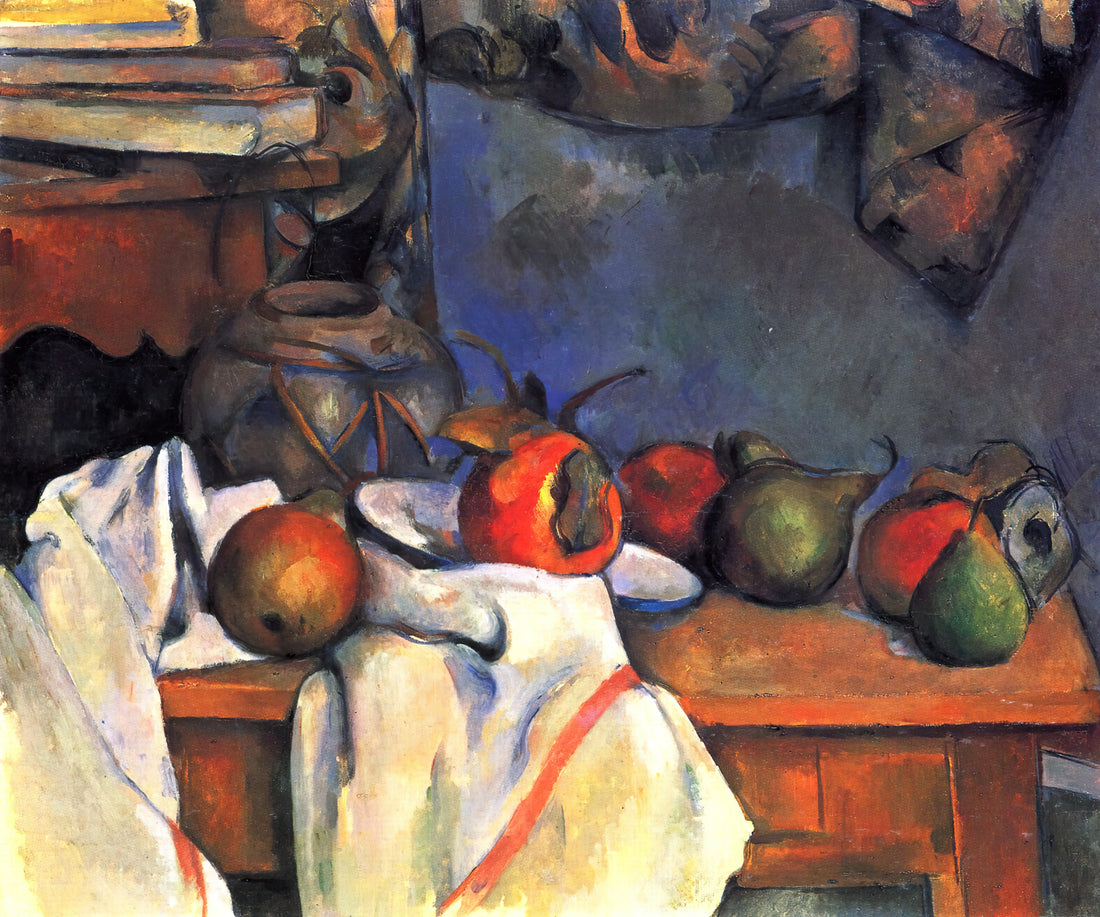 Cézanne Reproductions: Bringing Post-Impressionist Mastery to Your Space - Still Life with Pomegranate and Pears by Paul Cézanne