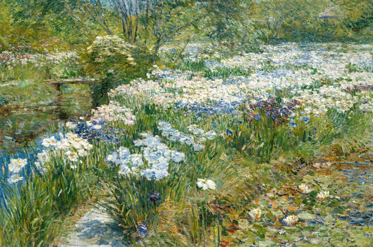Childe Hassam Art Prints: Bringing American Impressionism to Your Home - The Water Garden by Childe Hassam