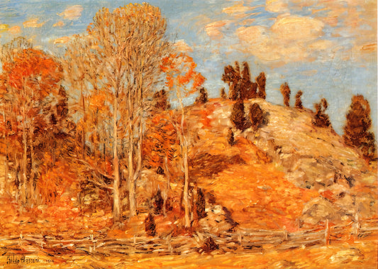 Childe Hassam Artwork: The American Impressionist's Legacy in Paintings and Prints - The Cedar Lot, Old Lyme by Childe Hassam