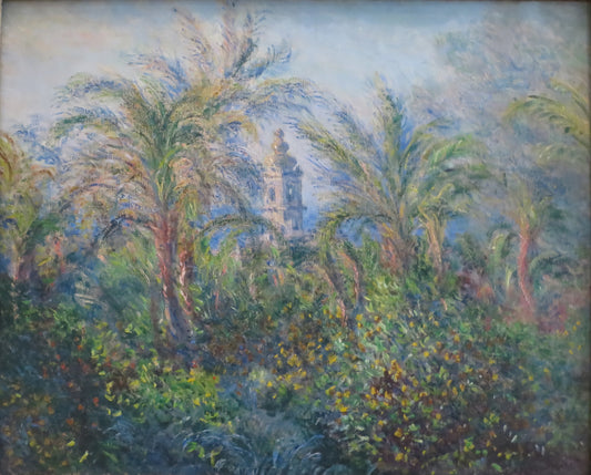 Claude Monet Japanese Prints: How Ukiyo-e Transformed Impressionism - Garden in Bordighera, Impression of Morning by claude monet