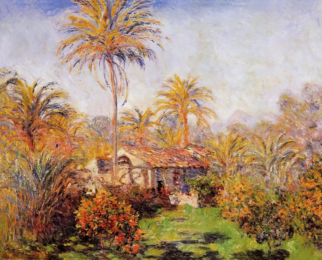 Claude Monet Limited Edition Prints: A Collector's Guide to Authentic Impressionist Art - Small Country Farm in Bordighera by claude monet