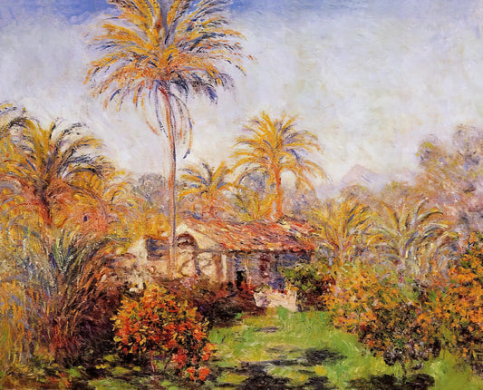 Claude Monet Limited Edition Prints: A Collector's Guide to Authentic Impressionist Art - Small Country Farm in Bordighera by claude monet
