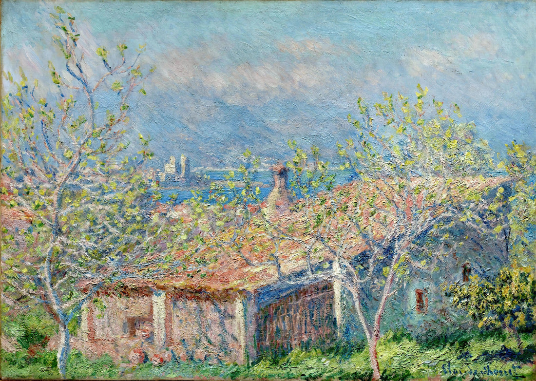 Claude Monet Posters for Sale: Curating Impressionist Masterpieces for Your Space - Gardener's House at Antibes by claude monet