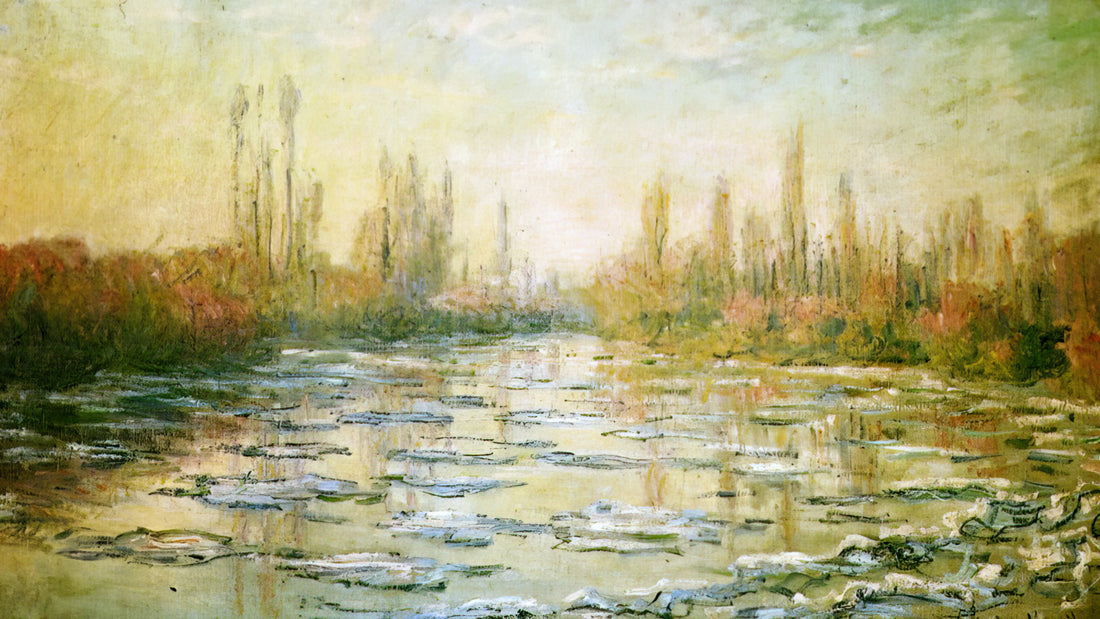Claude Monet Signed Prints: Authenticity, Value, and Collector Insights - The Ice Floes by claude monet