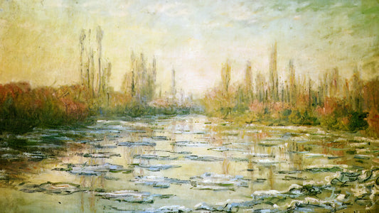 Claude Monet Signed Prints: Authenticity, Value, and Collector Insights - The Ice Floes by claude monet
