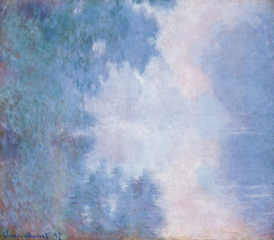 Claude Monet Water Lilies Print: A Guide to Owning a Piece of Impressionist History - Morning on the Seine, Mist by claude monet