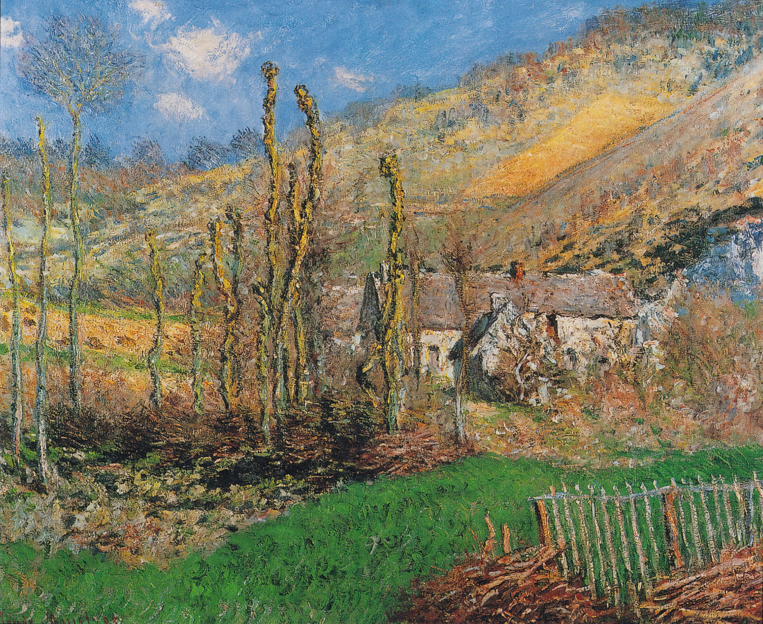 Claude Monet Work: A Comprehensive Guide to the Impressionist Master's Artistic Legacy - Winter Landscape at the Val de Falaise by claude monet