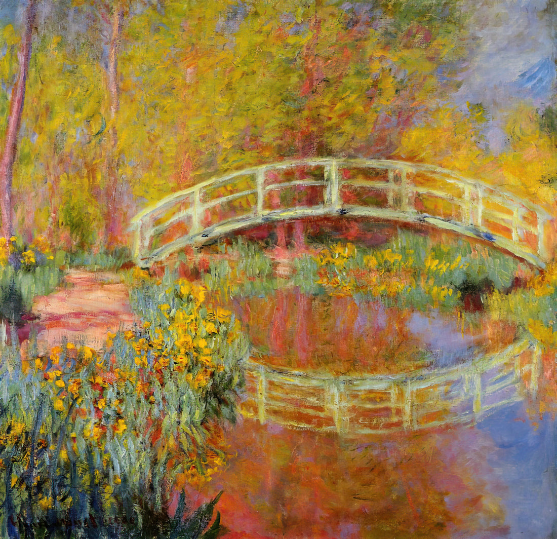 Claude Monet: The Visionary Impressionist Who Transformed Modern Art - The Japanese Bridge The Bridge in Monet's Garden by claude monet