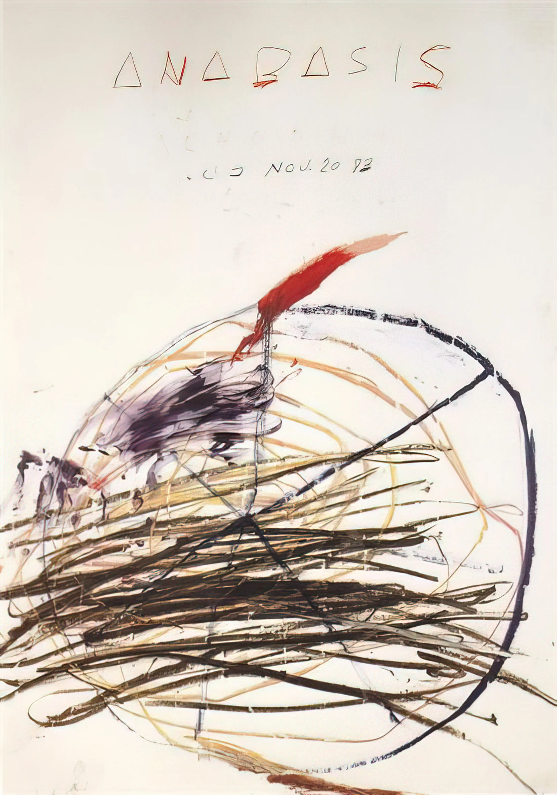 Cy Twombly at the Louvre: A Modern Master's Dialogue with Antiquity - Anabasis  Xenephon  by Cy Twombly