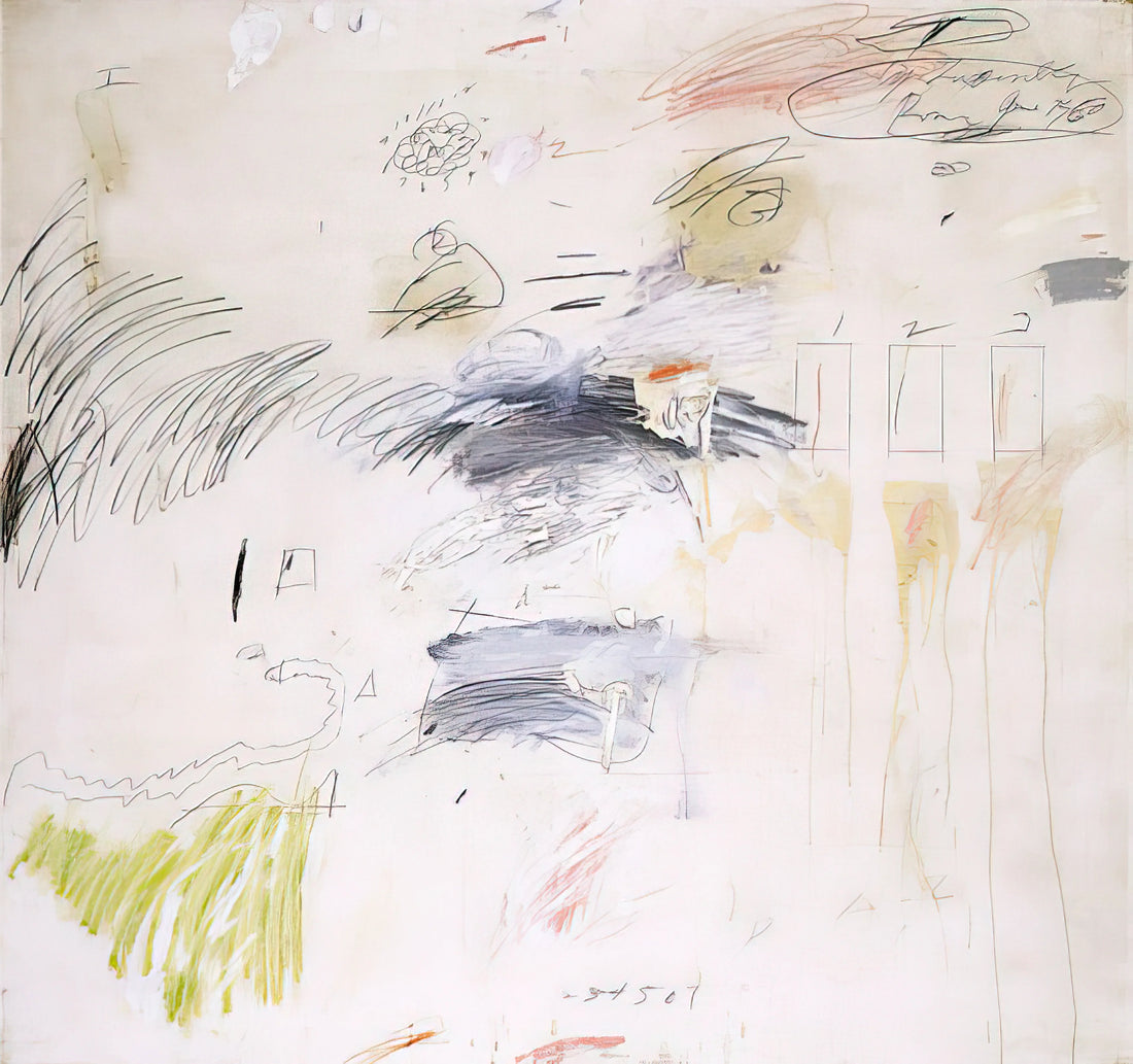 Cy Twombly at the Louvre: When Contemporary Art Meets Classical Grandeur - Untitled, Rome by Cy Twombly