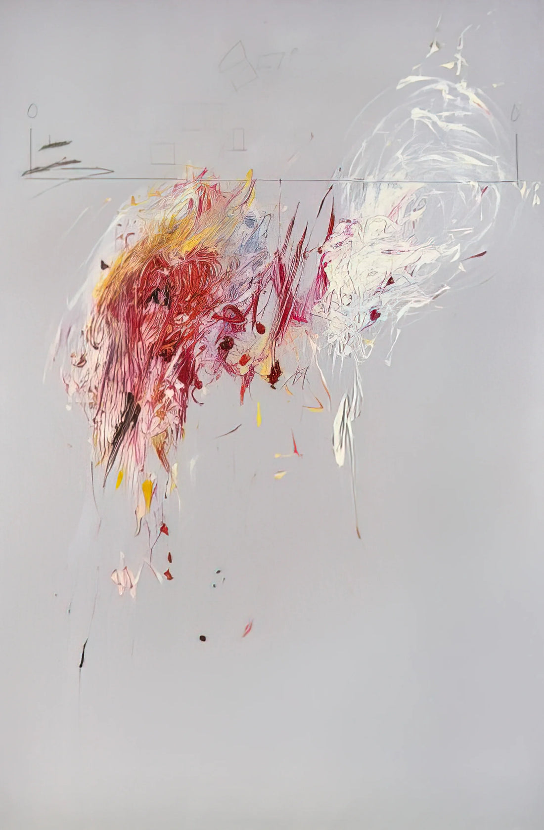 Cy Twombly's Poems to the Sea: Deciphering the Artist's Lyrical Abstraction - Nine Discourses on Commodus, Part V by Cy Twombly