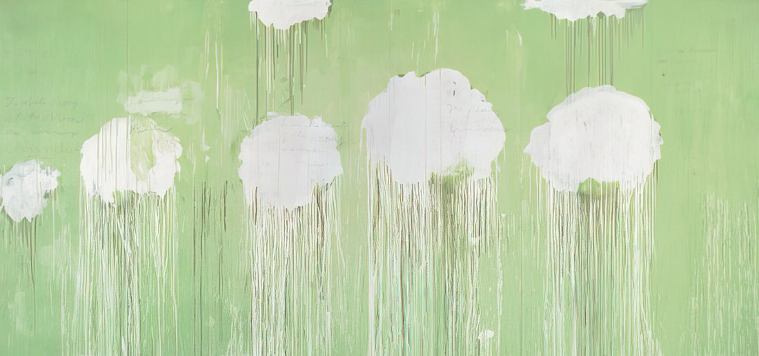 Cy Twombly's 'Coronation of Sesostris': An Epic Abstraction of Ancient Power - Untitled,  Peony Blossom Painting  by Cy Twombly