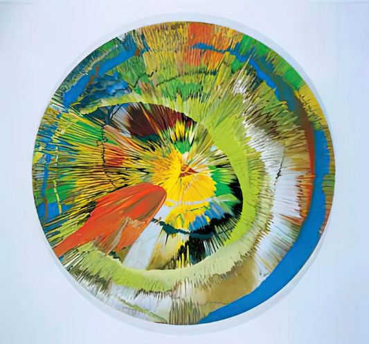 Damien Hirst Best Works: A Curator's Guide to His Most Iconic Art - BEAUTIFUL REVOLVING SPHINCTER by Damien Hirst