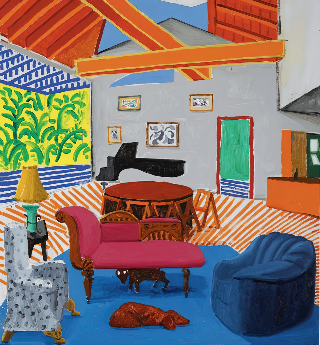 David Hockney and the Olympics: An Artistic Legacy of Color and Movement - David Hockney by David Hockney