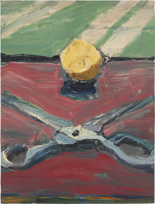 Diebenkorn Portraits: A Window into the Artist's Figurative Mastery - Scissors and Lemon, II by Richard Diebenkorn