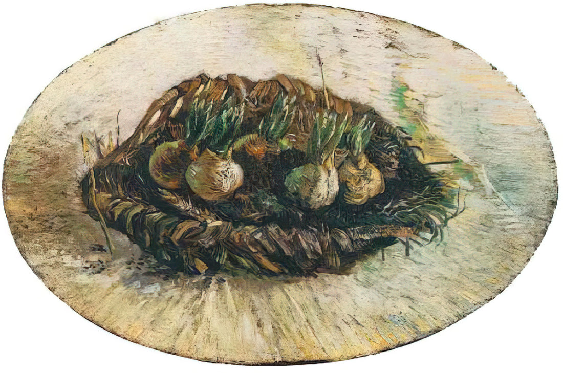 Doctor Who Van Gogh Poster: A Guide to Sci-Fi Art and Post-Impressionist Masterpieces - Basket of Sprouting Bulbs by Vincent van Gogh