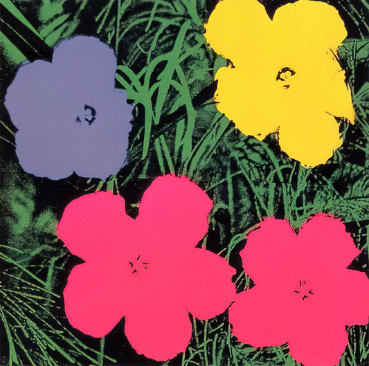 Double Elvis Print: Andy Warhol's Iconic Silkscreen and Its Enduring Legacy - Flowers by Andy Warhol