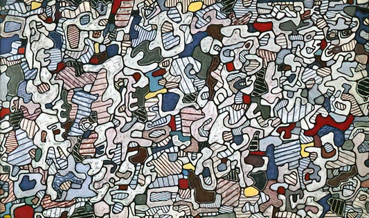 Dubuffet Lithographs: A Guide to the Raw Art Prints of Jean Dubuffet - L HOURLOUPE 1966 by Jean Dubuffet