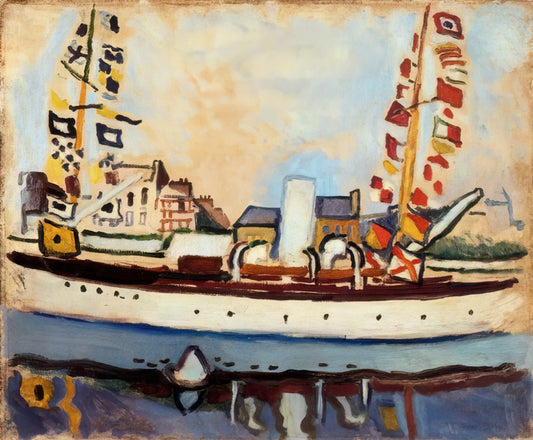 Dufy Posters: The Joyful Legacy of Raoul Dufy in Modern Art Prints - THE ENGLISH YACHT 1906 by Raoul Dufy
