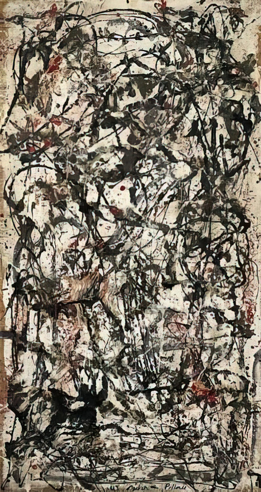 Early Jackson Pollock: The Formative Years That Forged an Abstract Expressionist Icon - ENCHANTED FOREST 1947 by Jackson Pollock