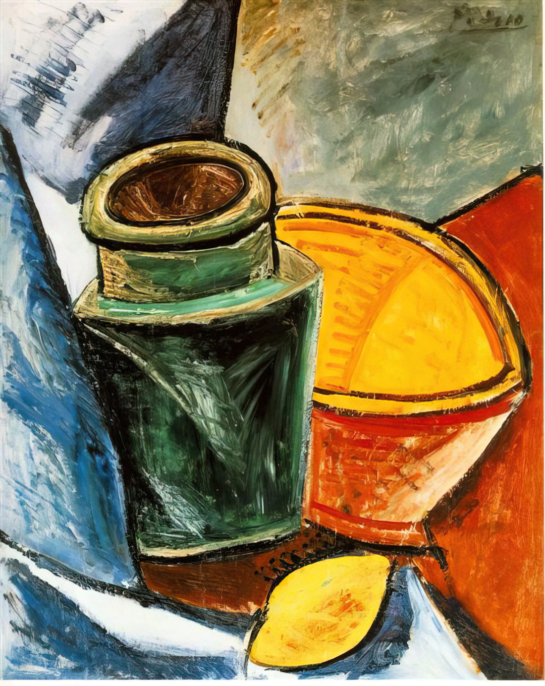 Early Picasso Art: The Formative Years of a Modern Master - Still life with lemons by Pablo Picasso