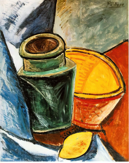 Early Picasso Art: The Formative Years of a Modern Master - Still life with lemons by Pablo Picasso