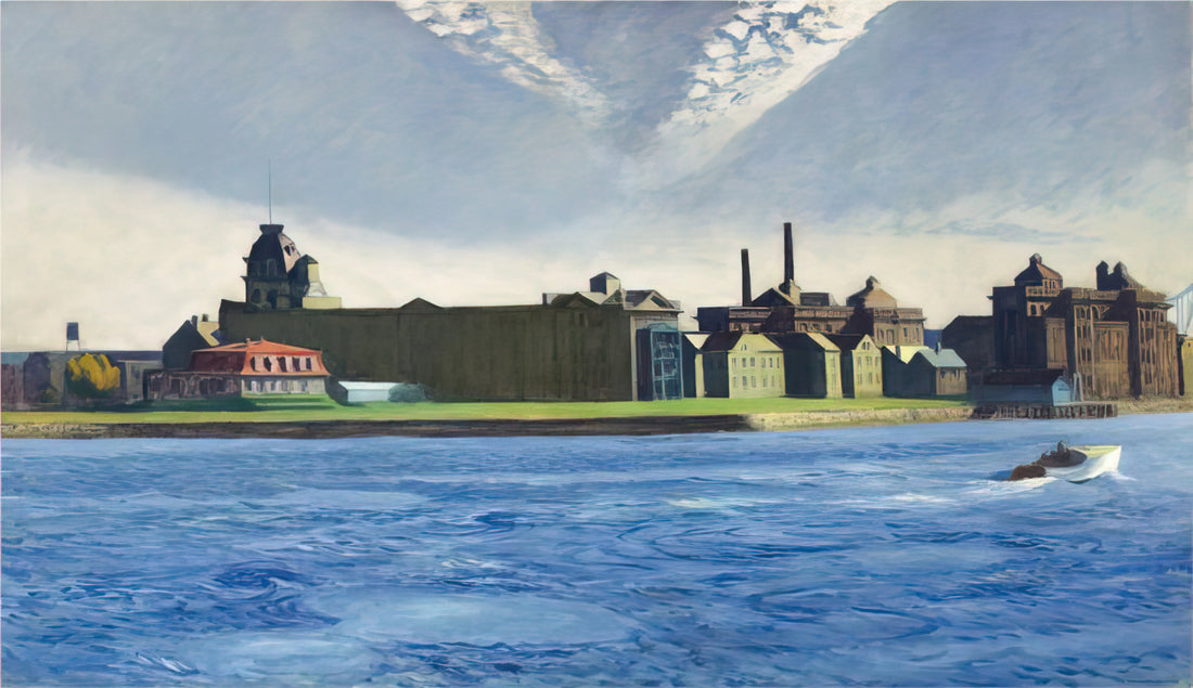 Edward Hopper Reproduction: Capturing the Essence of American Solitude in Museum-Quality Prints - Blackwell s Island by Edward Hopper