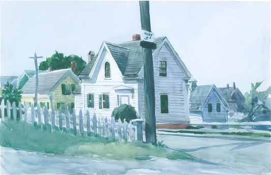 Edward Hopper & Company: The Artist, His Contemporaries, and the Enduring American Vision - White House with Dormer Window by Edward Hopper
