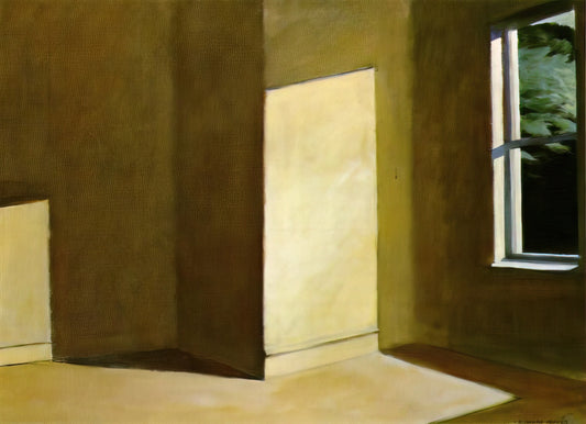 Edward Hopper: Capturing the American Psyche Through Photography and Painting - Sun in an Empty Room by Edward Hopper