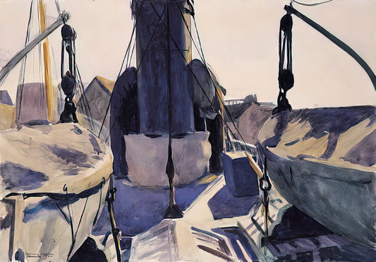 Edward Hopper: The Definitive Guide to the American Artist's Life, Work, and Legacy - Funnel of Trawler by Edward Hopper