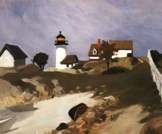 Edward Hopper's Famous Painting Nighthawks: An Enduring Icon of American Modernism - Squam Light by Edward Hopper