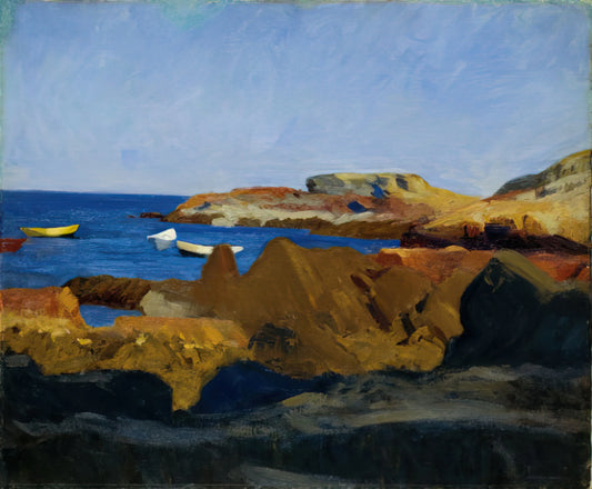 Edward Hopper's Nighthawks (1942): A Masterpiece of American Realism and Its Canvas Print Legacy - Cove at Ogunquit by Edward Hopper