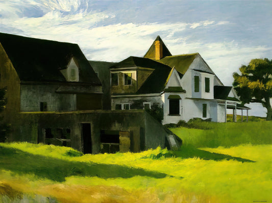 Edward Hopper's Seven A.M.: A Masterpiece of American Solitude and Light - Cape Cod Afternoon by Edward Hopper