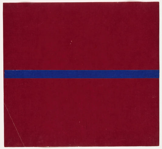 Ellsworth Kelly for Sale: A Guide to Acquiring Museum-Quality Prints - Blue and Red from the series Line Form Color by Ellsworth Kelly