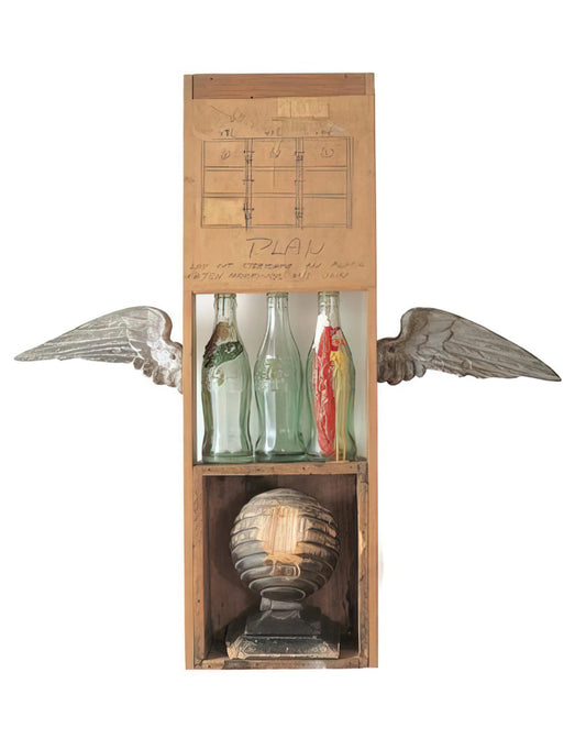 Ernest R. Rauschenberg: The Revolutionary Artist Who Redefined American Art - COCA COLA PLAN 1958 by Robert Rauschenberg