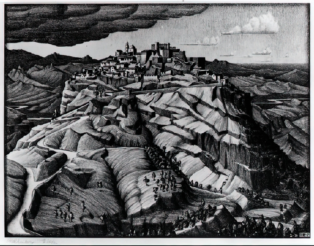 Escher Lego: When Mathematical Art Meets Creative Construction - SANTA SEVERINA CALABRIA FEBRUARY 1931 1931 by MC Escher