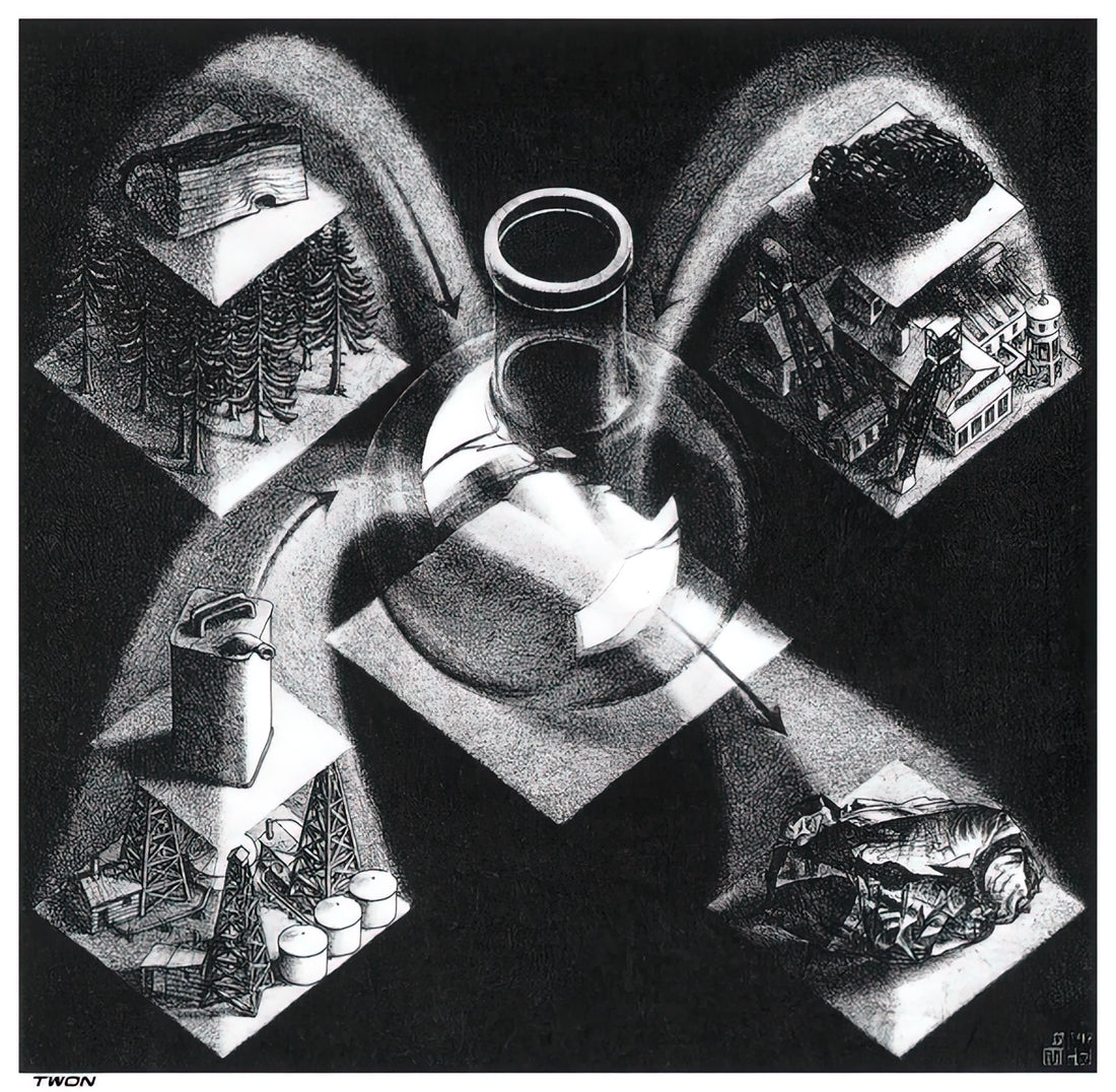 Escher Supreme: The Enduring Genius of Maurits Cornelis Escher's Impossible Worlds - SYNTHESIS by MC Escher