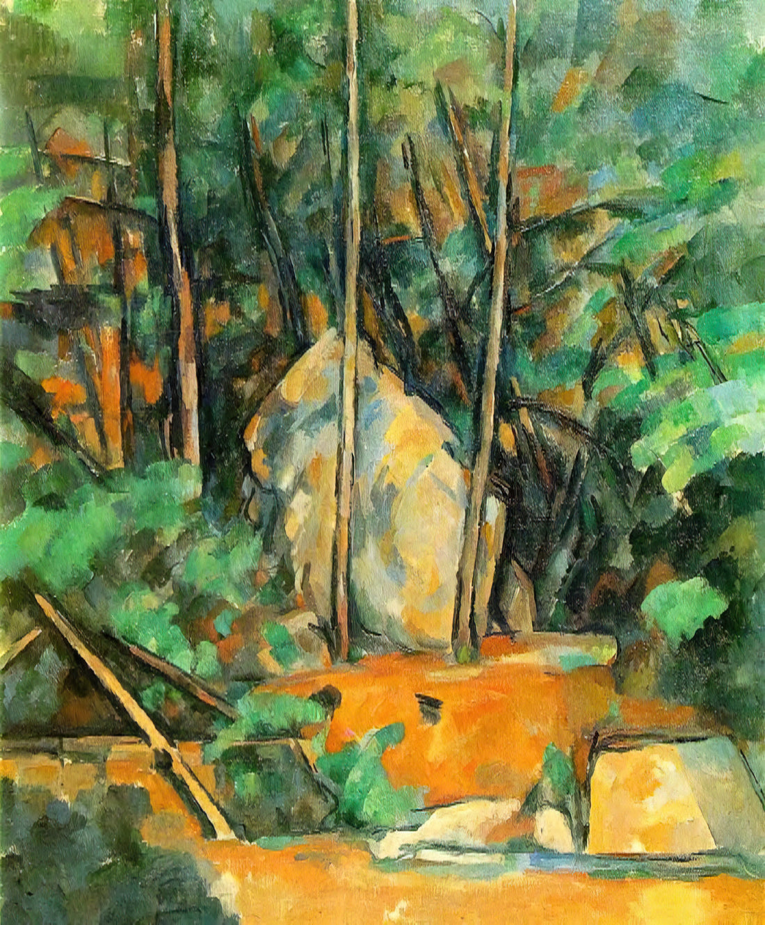 Exploring Paul Cézanne Art: The Architect of Modern Painting - In the Park of Chateau Noir by Paul Cézanne