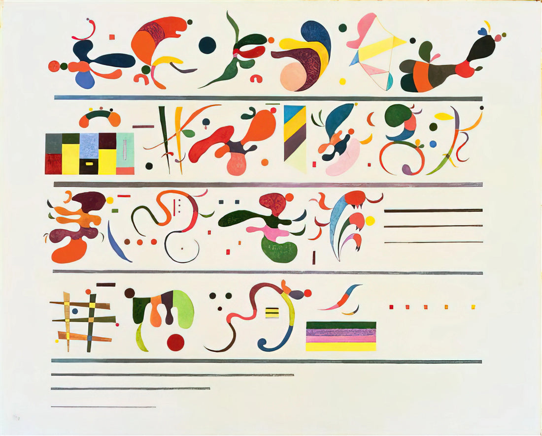 Famous Kandinsky Paintings: A Journey Through Abstract Art's Pioneering Masterpieces - SUCCESSION 1935 by Wassily Kandinsky