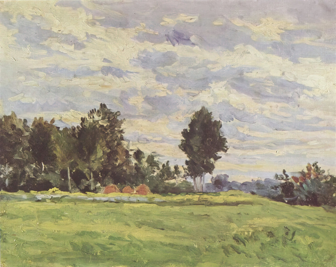 Famous Paintings by Paul Cézanne: A Curator's Guide to His Masterpieces - Landscape in the Ile de France by Paul Cézanne