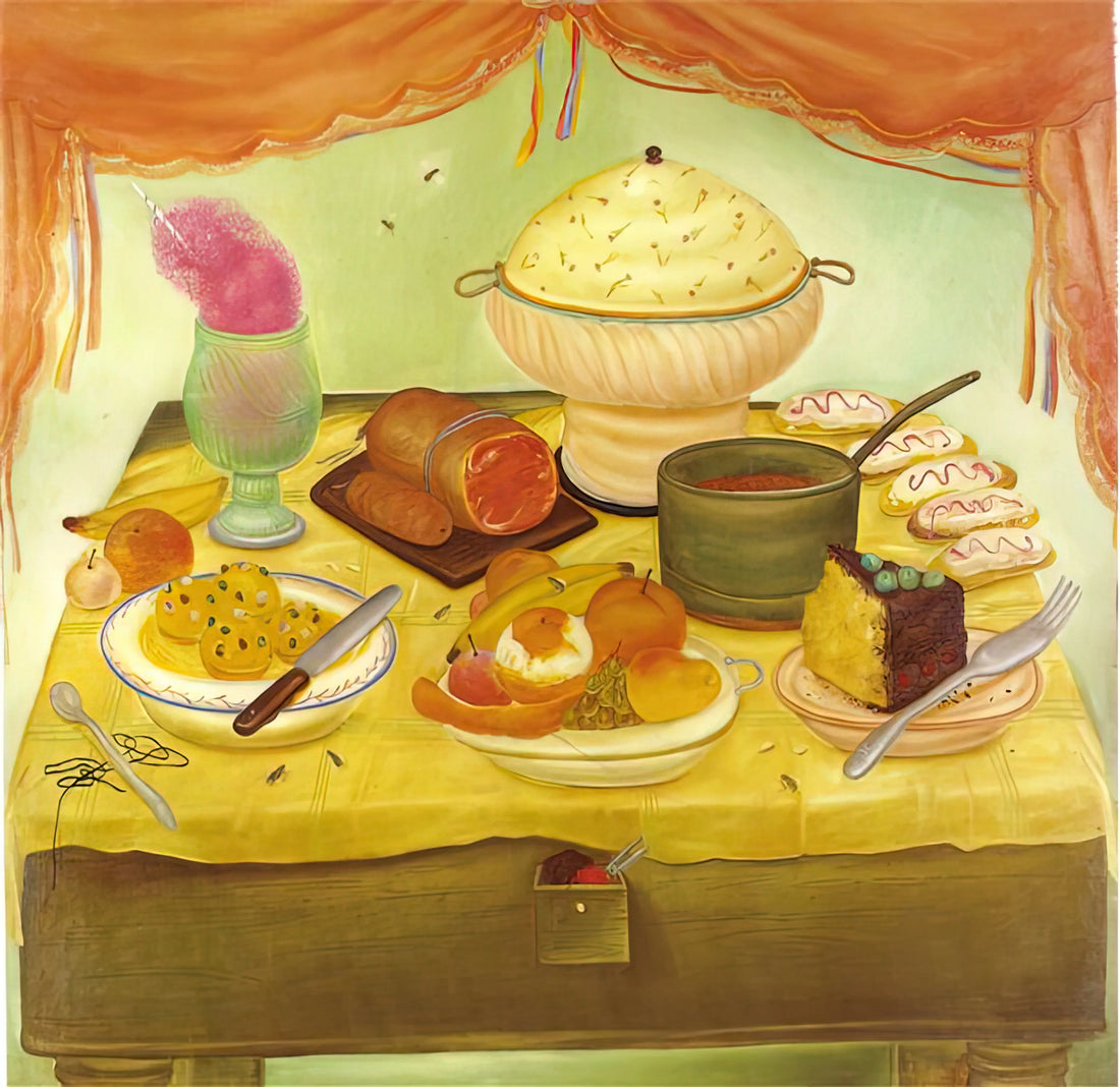 Fernando Botero Art Prints: Collecting the Voluptuous World of a Modern Master - STILL LIFE by Fernando Botero