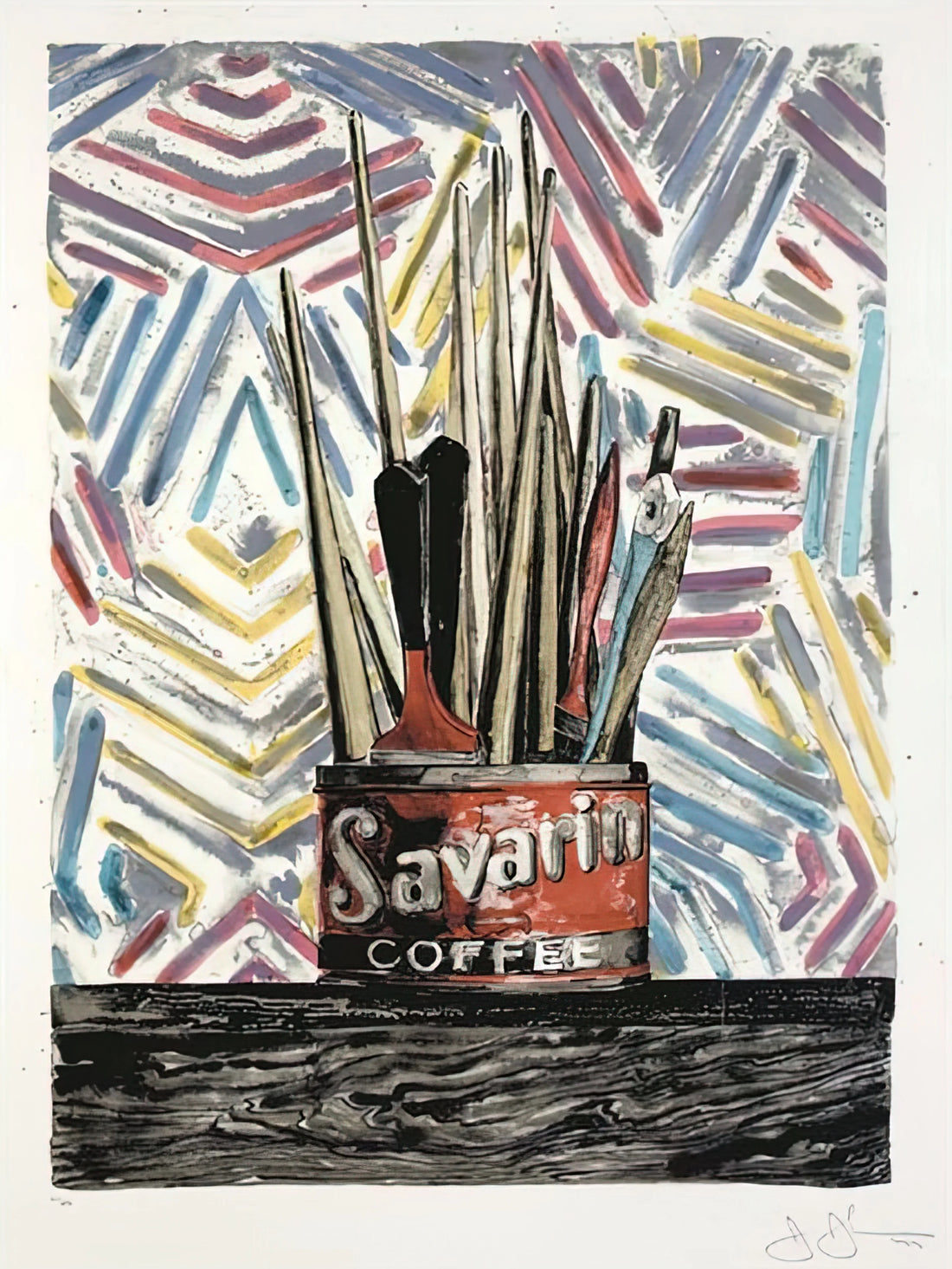 Field Painting by Jasper Johns: Decoding the Masterpiece of American Art - SAVARIN ULAE 183 by Jasper Johns