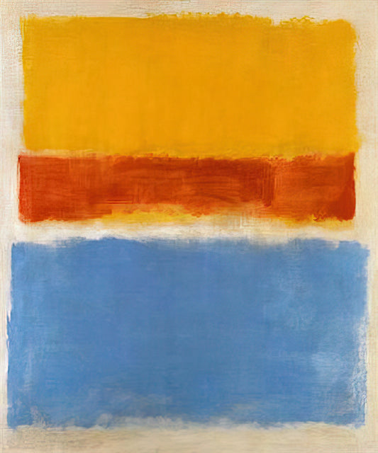 Finding the Perfect Mark Rothko Poster Online: A Collector's Guide to Authentic Art Prints - Untitled Yellow, Red and Blue - 1953 by Mark Rothko