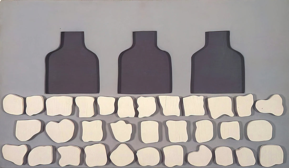 Forrest Bess Painting: Visions, Symbols, and the Unconscious in American Art - The Three Doors - 1959 by Forrest Bess