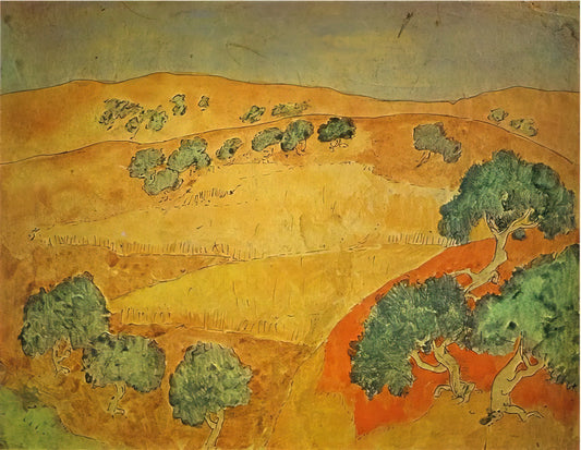 Framed Picasso: A Curator's Guide to Selecting, Displaying, and Preserving Museum-Quality Prints - Summer landscape by Pablo Picasso