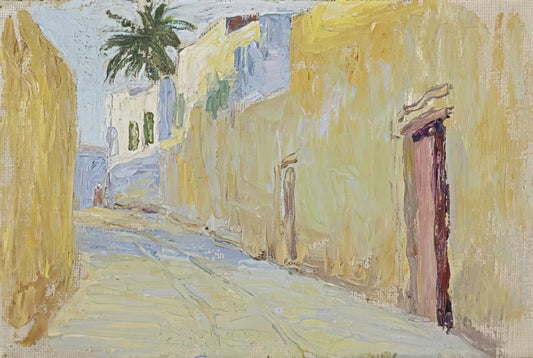 Gabriele Münter Acrylic Print: A Modernist Legacy in Contemporary Display - ALLEY IN TUNIS by Gabriele Munter