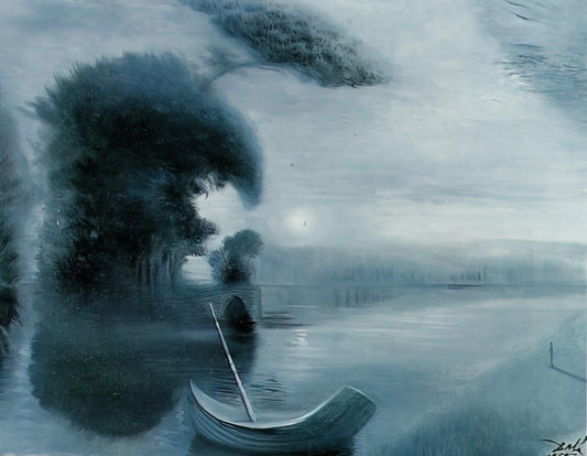 Gala and Salvador Dalí: The Muse, the Madman, and the Masterpieces That Defined Surrealism - METAMORPHOSIS OF HITLER S FACE INTO A MOONLIT LANDSCAPE WITH ACCOMPANIMENT by Salvador Dali
