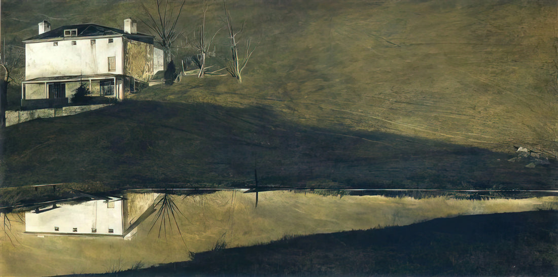 Garret Room Wyeth: The Intimate World of Andrew Wyeth's Studio Sanctuary - BROWN SWISS by Andrew Wyeth